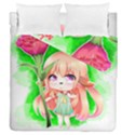 Happy Mother s Day Furry Girl Duvet Cover Double Side (Queen Size) View1