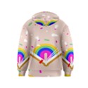 Books Rainboe Lamp Star Pink Kids  Zipper Hoodie View2