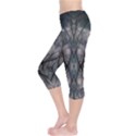 Storm Nature Clouds Landscape Tree Capri Leggings  View3