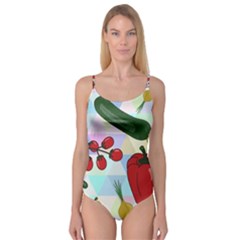 Vegetables Cucumber Tomato Camisole Leotard  by Nexatart