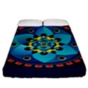 Abstract Mechanical Object Fitted Sheet (King Size) View1
