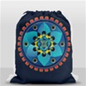 Abstract Mechanical Object Drawstring Bag (Small) View1