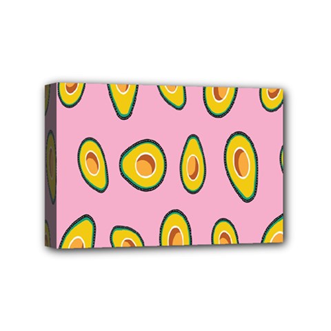 Fruit Avocado Green Pink Yellow Mini Canvas 6  X 4  by Mariart