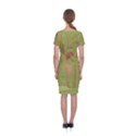 Abstract art Classic Short Sleeve Midi Dress View2
