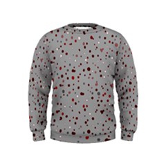 Dots Pattern Kids  Sweatshirt by ValentinaDesign