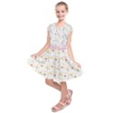 flower pattern Kids  Short Sleeve Dress View1