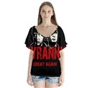 Make tyranny great again Flutter Sleeve Top View1