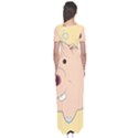 Happy Cartoon Baby Hippo Short Sleeve Maxi Dress View2