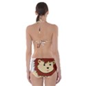 Happy Cartoon Baby Lion Cut-Out One Piece Swimsuit View2
