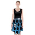 white rabbet dots Racerback Midi Dress View1