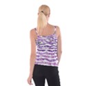 Original Feather Opaque Color Purple Spaghetti Strap Top View2
