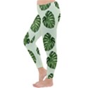 Leaf Pattern Seamless Background Classic Winter Leggings View2