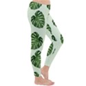 Leaf Pattern Seamless Background Classic Winter Leggings View3