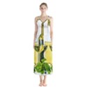 White Wine Red Wine The Bottle Button Up Chiffon Maxi Dress View1