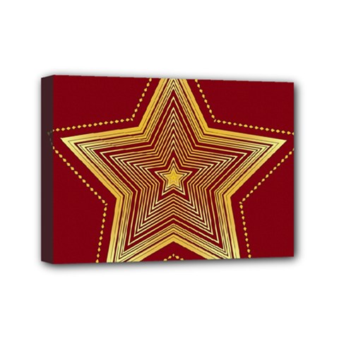 Christmas Star Seamless Pattern Mini Canvas 7  X 5  by BangZart