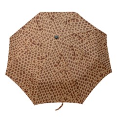 Giraffe Pattern Animal Print Folding Umbrellas by paulaoliveiradesign