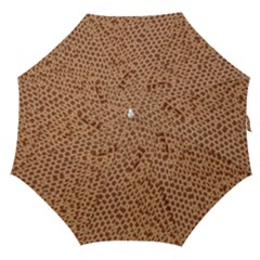 Giraffe Pattern Animal Print Straight Umbrellas by paulaoliveiradesign