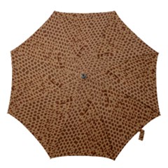 Giraffe Pattern Animal Print Hook Handle Umbrellas (large) by paulaoliveiradesign
