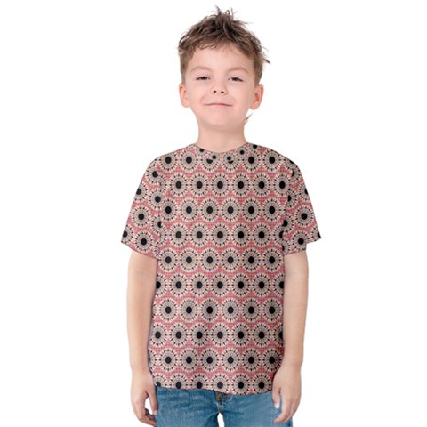 Black Stars Pattern Kids  Cotton Tee by linceazul