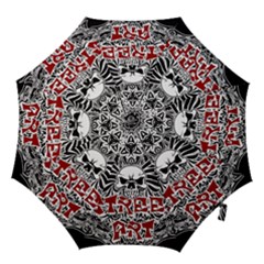 Tattoo Tribal Street Art Hook Handle Umbrellas (medium) by Valentinaart