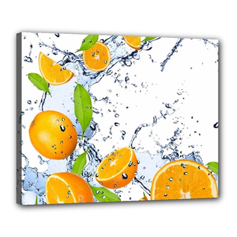 Fruits Water Vegetables Food Canvas 20  X 16  by BangZart