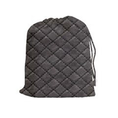Seamless Leather Texture Pattern Drawstring Pouches (extra Large) by BangZart