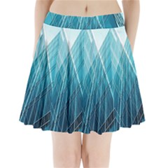 Glass Bulding Pleated Mini Skirt by BangZart