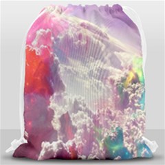 Clouds Multicolor Fantasy Art Skies Drawstring Bag (large) by BangZart