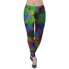 Full Colors Velvet Leggings by BangZart