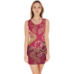 Love Heart Bodycon Dress by BangZart