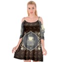 Coffee House Cutout Spaghetti Strap Chiffon Dress View1