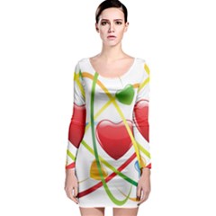 Love Long Sleeve Bodycon Dress by BangZart