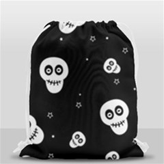 Skull Pattern Drawstring Bag (small) by BangZart