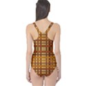 Plaid Pattern One Piece Swimsuit View2