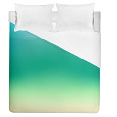 Sealife Green Gradient Duvet Cover (queen Size) by designworld65