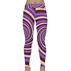 Woven Spiral Classic Yoga Leggings by designworld65