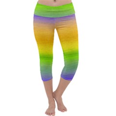 Ombre Capri Yoga Leggings by ValentinaDesign