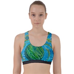 Jupiter Io Plasma Torus Back Weave Sports Bra by Alphabrett