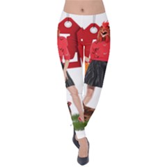 Sale Velvet Leggings by Valentinaart