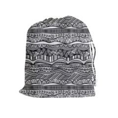 Ethno Seamless Pattern Drawstring Pouches (extra Large) by Nexatart