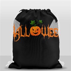 Halloween Drawstring Bag (small) by Valentinaart