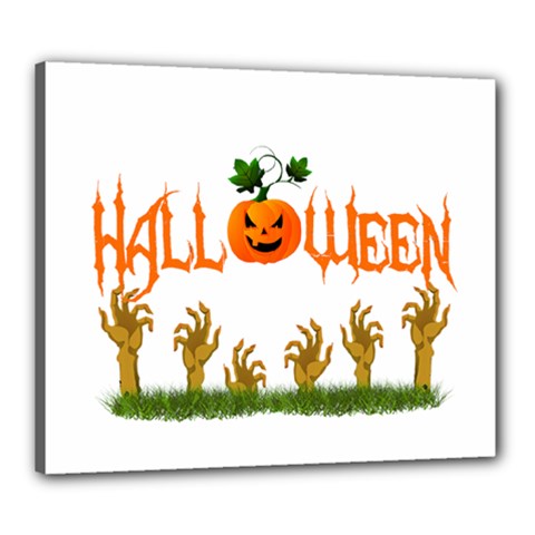 Halloween Canvas 24  X 20  by Valentinaart