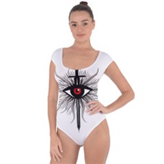 Inquisition Symbol Short Sleeve Leotard  by Valentinaart