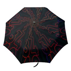 Neon Number Folding Umbrellas by Mariart