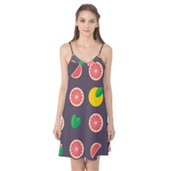 Wild Textures Grapefruits Pattern Lime Orange Camis Nightgown by Mariart