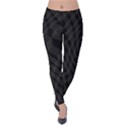 Pattern Dark Black Texture Background Velvet Leggings View1