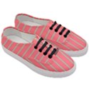 Line Red Grey Vertical Women s Classic Low Top Sneakers View3