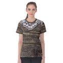 Shabbychicwoodwall Women s Cotton Tee View1