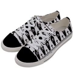 Halloween Pattern Women s Low Top Canvas Sneakers by ValentinaDesign