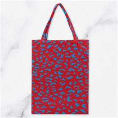 Blue Red Space Galaxy Classic Tote Bag by Mariart